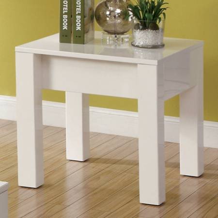 LONIA END TABLE WHITE